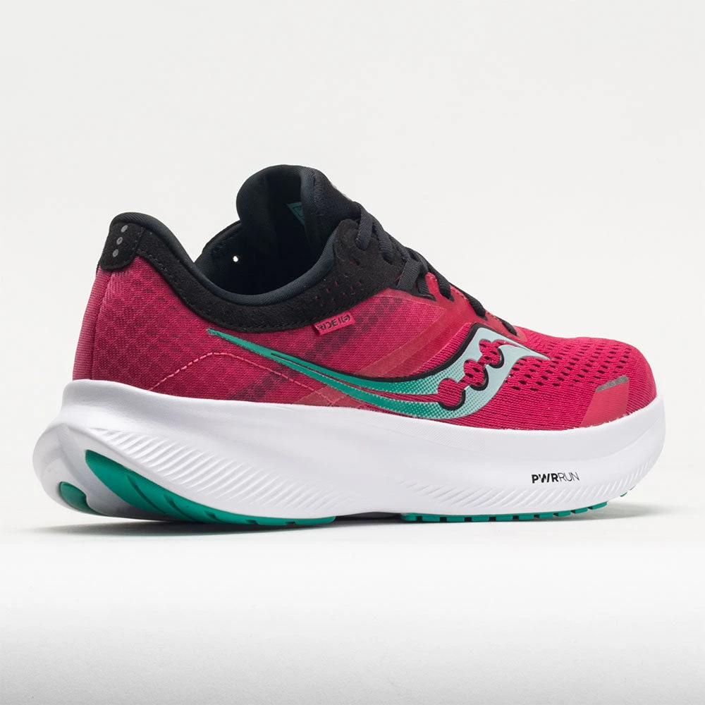 Saucony Ride 16 Women's Rose/Black - Image 6
