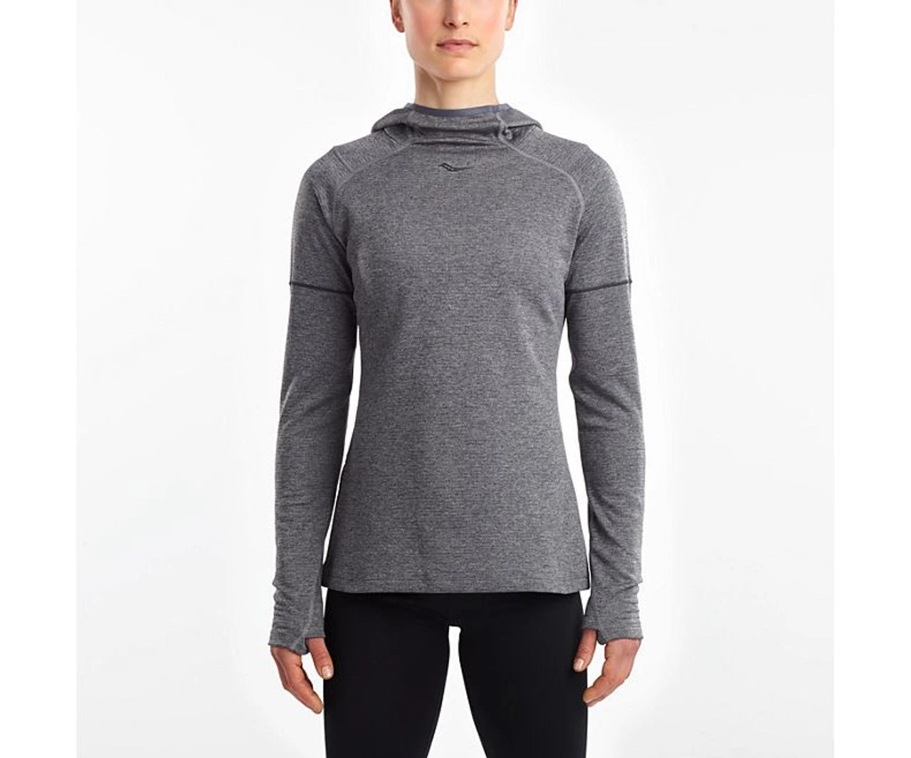 Saucony Women’s Runstrong Thermal Hoodie (DGH - Dark Grey Heather)