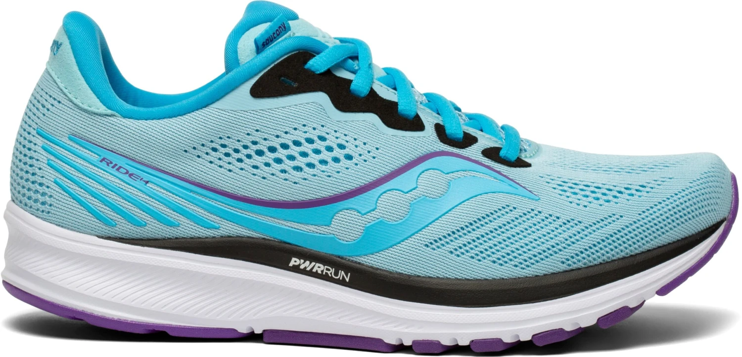 Saucony Women's Ride 14 (20 - Powder/Concord)