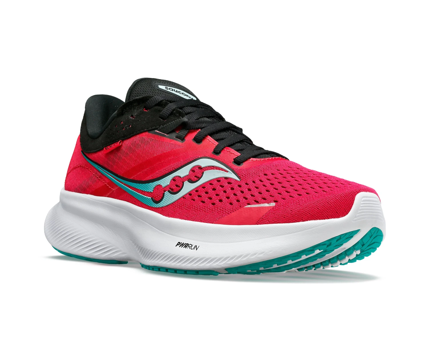 Saucony Women’s Ride 16 (16 - Rose/Black) - Image 2
