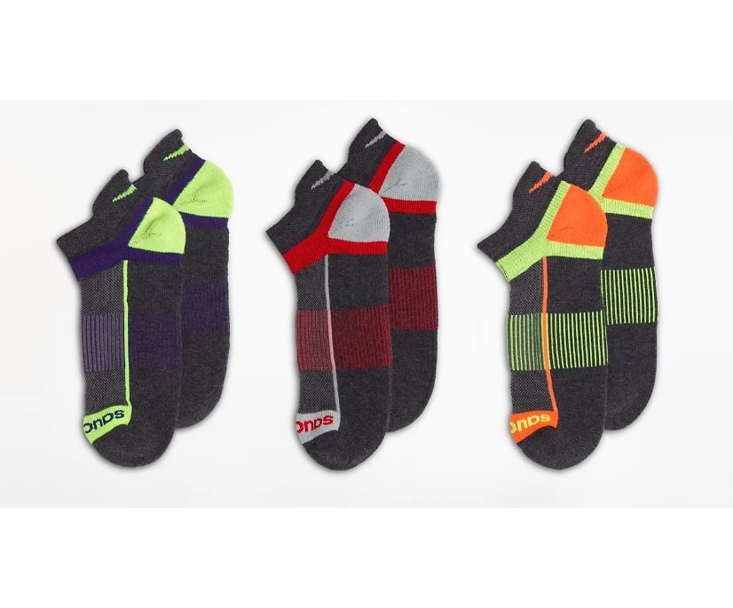 Saucony Inferno No Show Tab 3-Pack Socks - Image 3