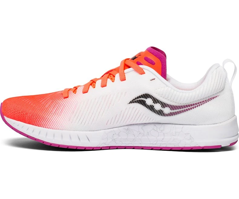 Saucony Women's Fastwitch 9 - ViziRED/White (S19053-1) - Image 2
