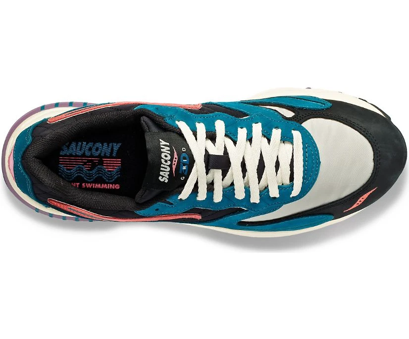 Saucony 3D Grid Hurricane Midnight Swimming - Image 3