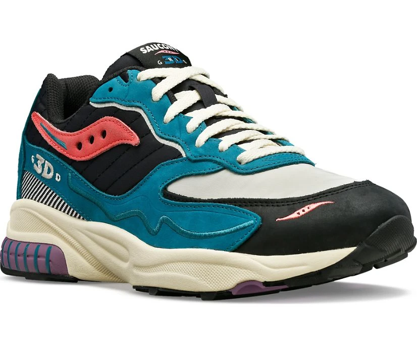Saucony 3D Grid Hurricane Midnight Swimming - Image 5