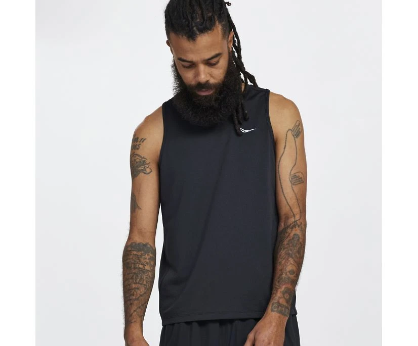 Saucony Men's Stopwatch Singlet - Image 8