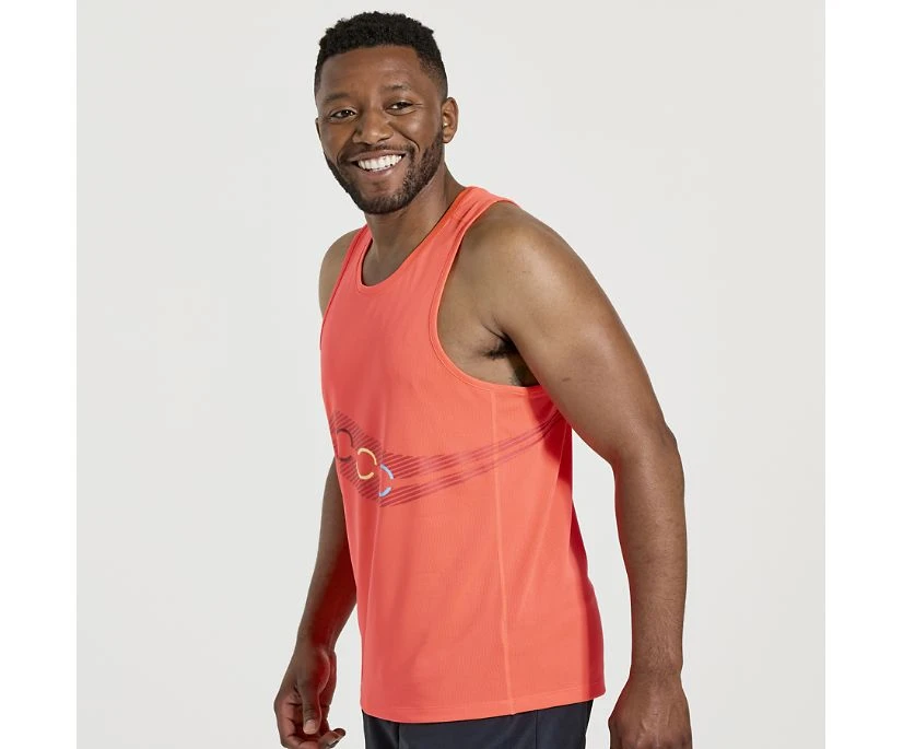 Saucony Men's Stopwatch Singlet - Image 20