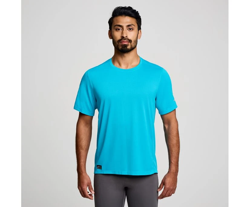 Saucony Men's Stopwatch Short Sleeve - Image 7