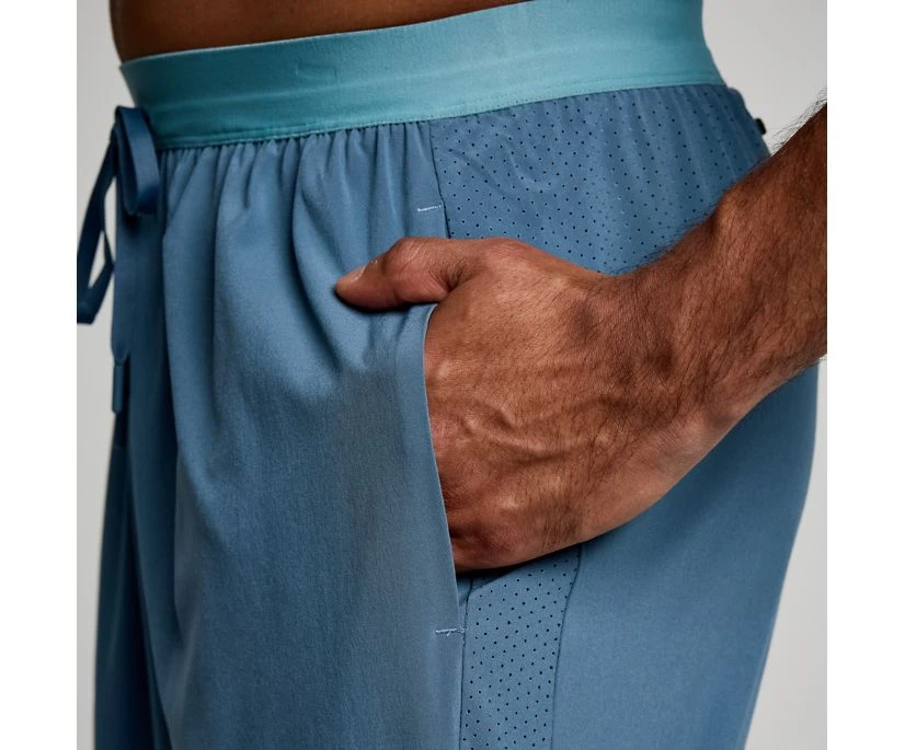 Saucony Men's Outpace 7" 2-in-1 Short - Image 6